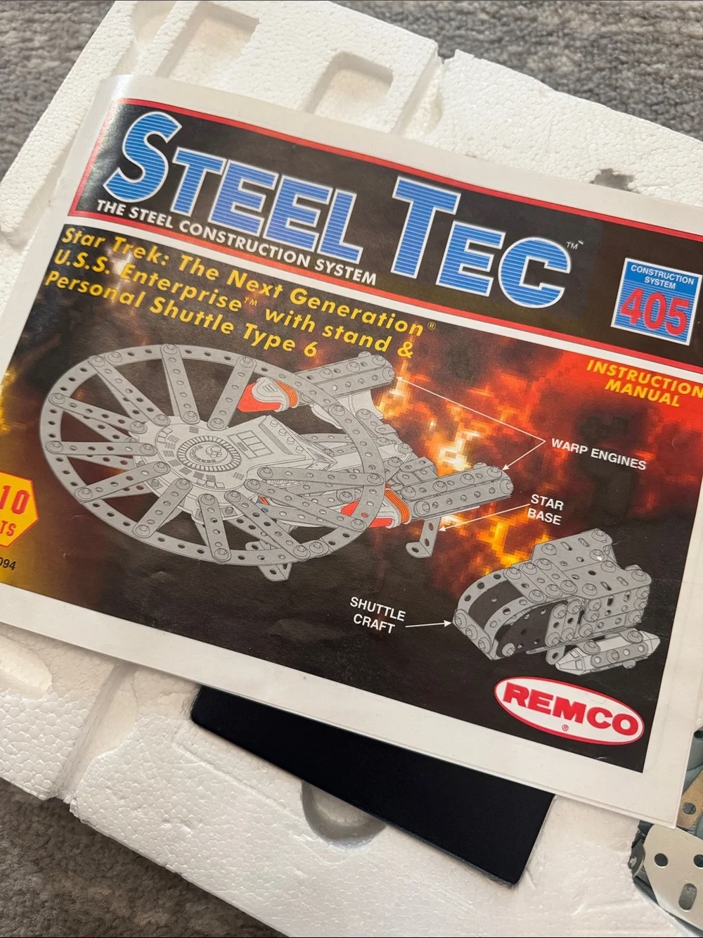 Star Trek TNG Steel Tec U.S.S. Enterprise Building Set